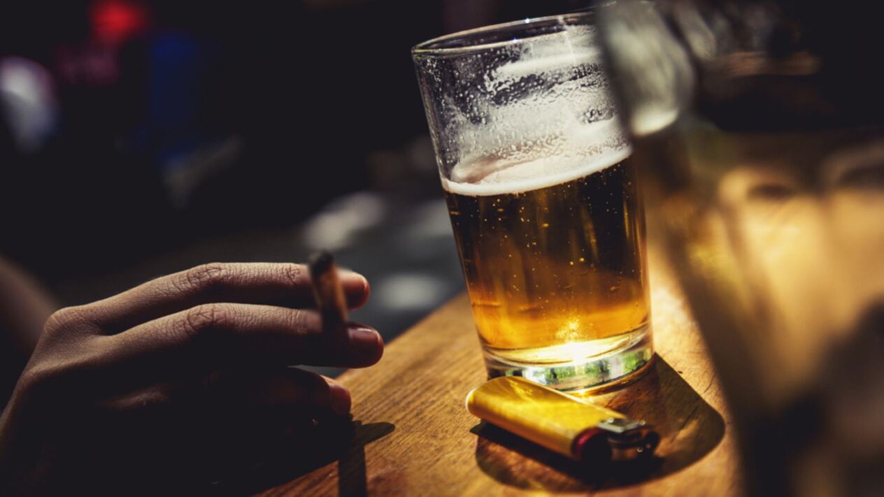 Fumer et alcool comme causes de l'hypertension